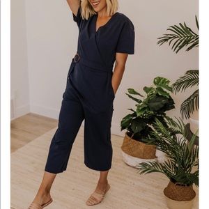 ROOLEE Navy Jumpsuit
